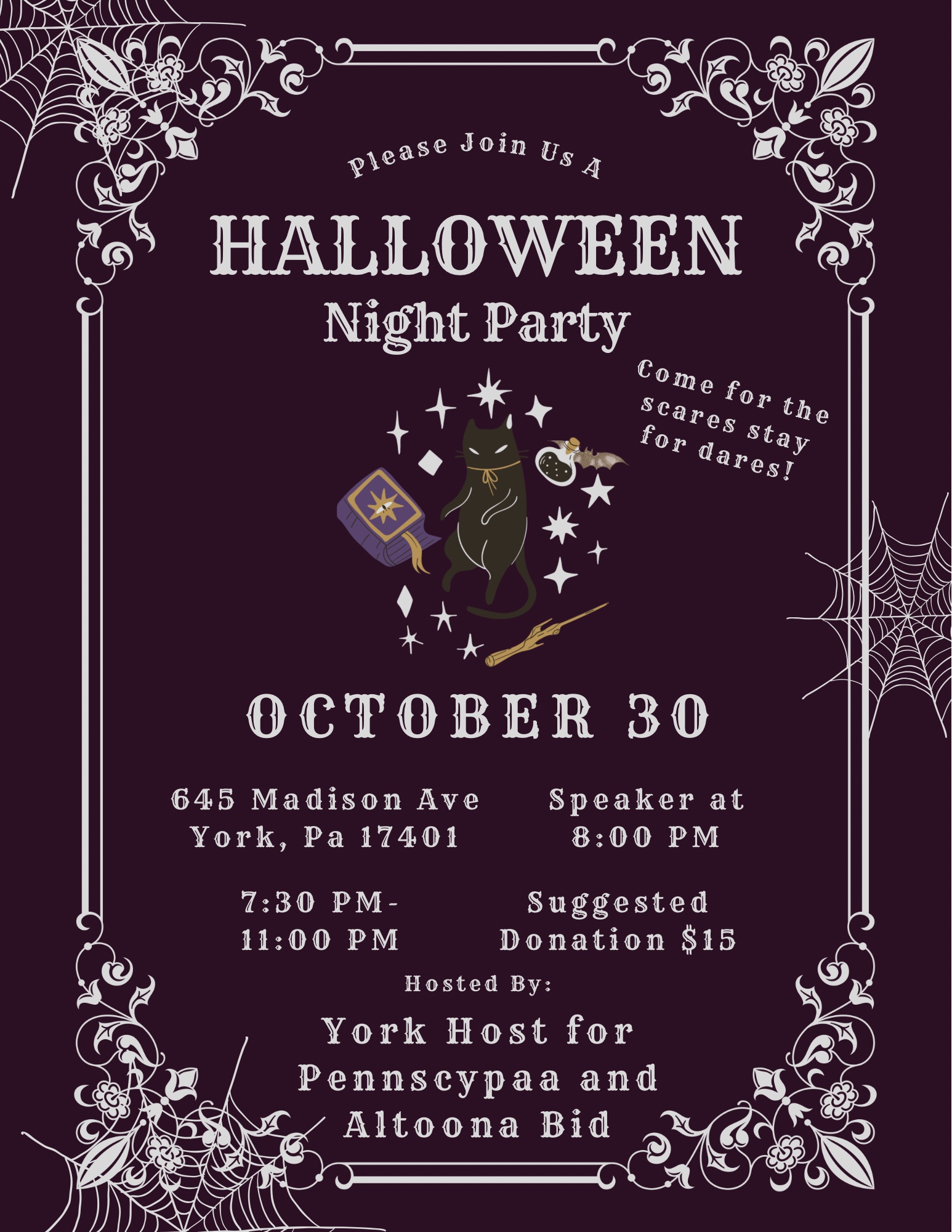 Halloween Night Party - October 30, 2026